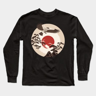 Japanese circle pattern 16 Long Sleeve T-Shirt